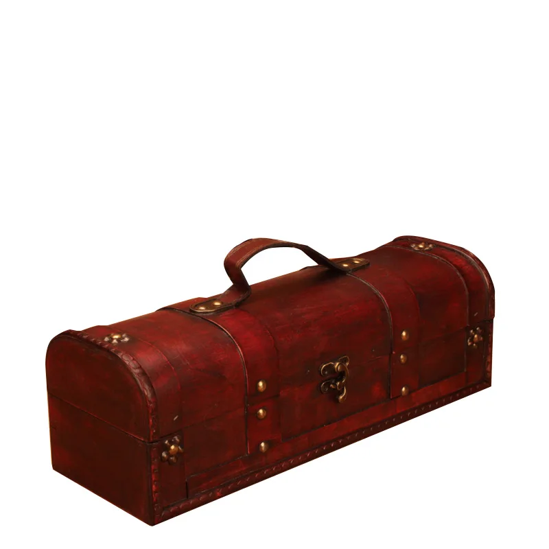 

Винная коробка в стиле ретро, деревянная коробка, одинарная и двойная бутылки, деревянная коробка, Подарочная коробка, коробка для виноград...