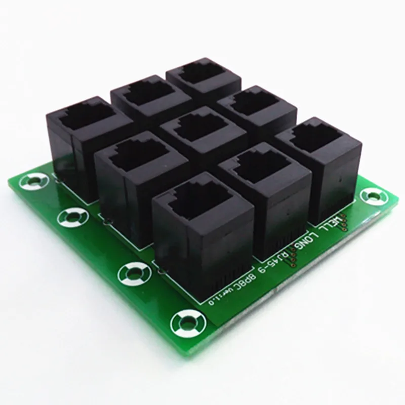 

2 шт./партия, 25-ходовые клеммные колодки RJ45 8P8C Jack