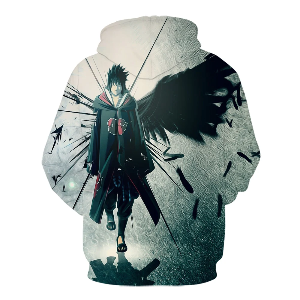 Мужская толстовка с капюшоном 3D плащ Акацуки Учиха итач толстовки Какаси аниме