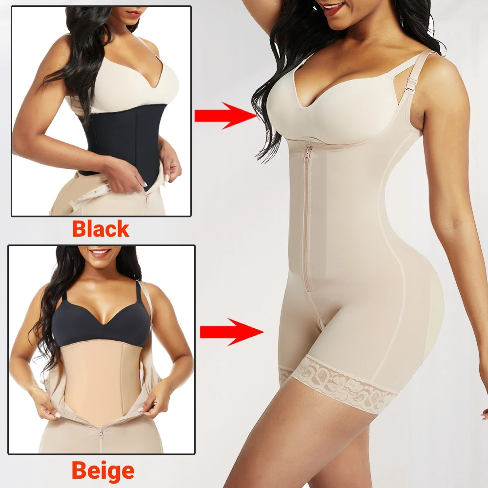 HEXIN Abdominal Board Compression Postpartum Recovery Tummy Control Faja Post Surgical Ab Liposuction Beige Waist Trainer | Женская