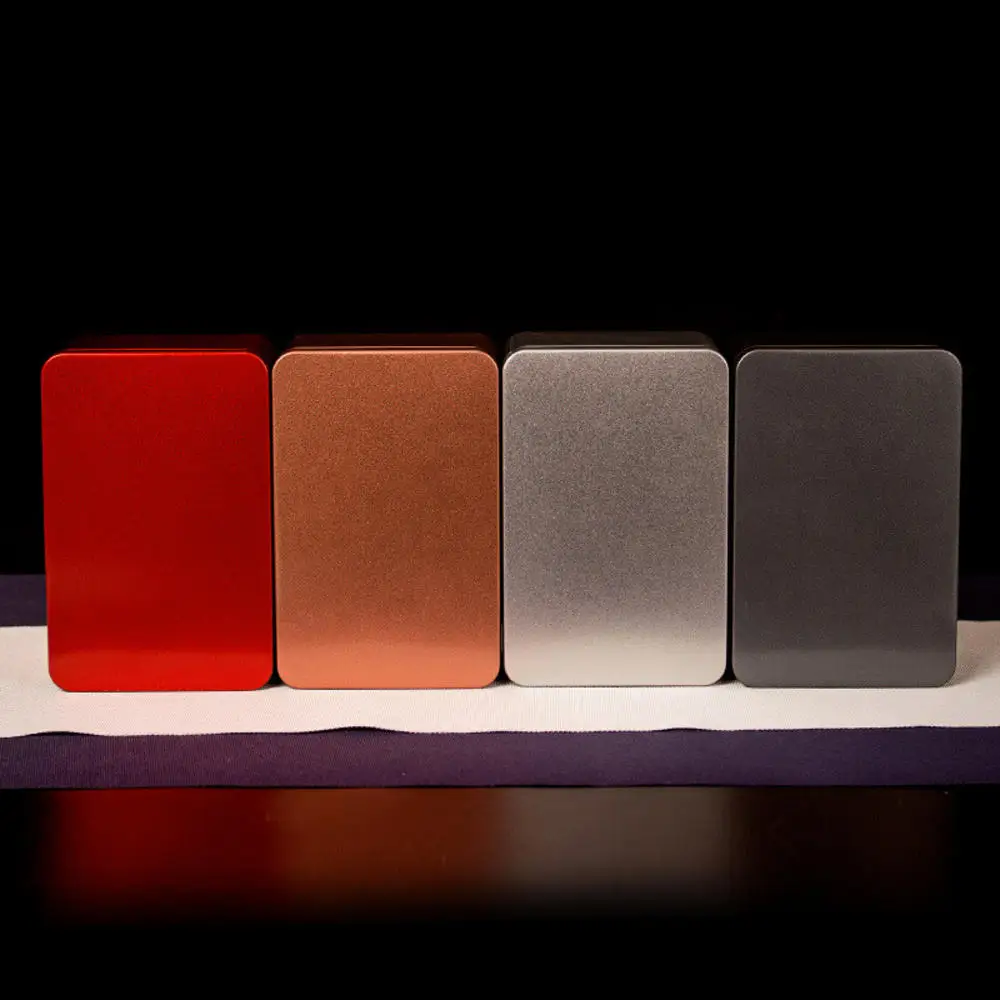 1 шт. 125 г дорожная портативная матовая железная жестяная коробка для обычного чая