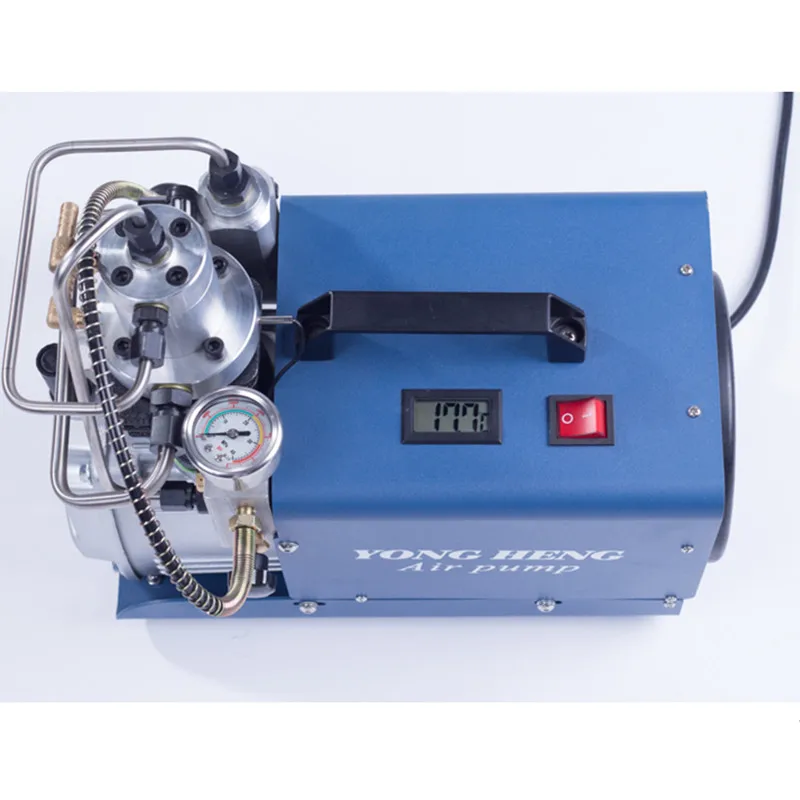 Verkaufen 110V 220V 300BAR 30MPA 4500PSI Hochdruck Luftpumpe Wasser Kühlung Elektrische Luft Kompressor Für Luftgewehr Scuba Gewehr PCP Inflator