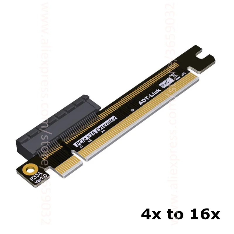 ADT-Link R33A PCIe x1 x4 x8 x16 для Riser адаптер |