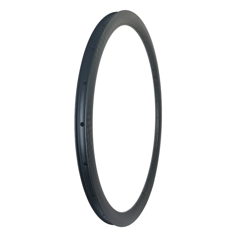 

700c All Road Gravel Bike 35mm Deep 30mm Wide Clincher Tubeless Carbon Rim 24mm Inner UD 3K 12K 20H 21H 24H 28H 32H 36H Disc