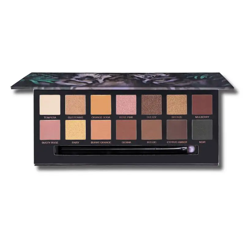 LANGMANNI Perfect Tiger 14 цветов палитра теней для век матовые перламутровые глаза макияж