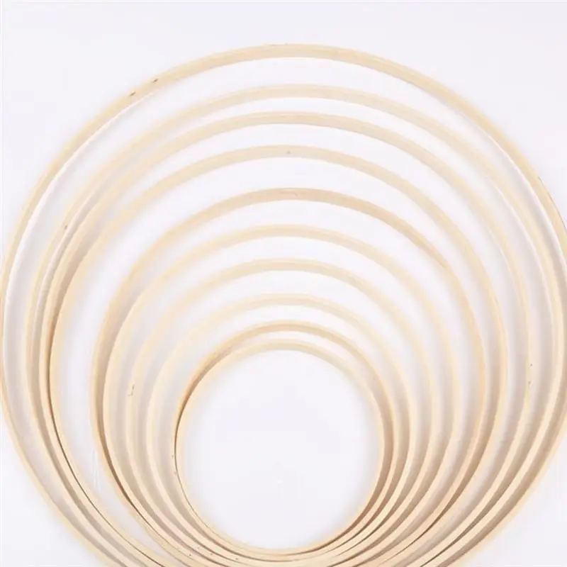 Кольцо Ловец снов бамбуковое круглое кольцо сделай сам художественное ремесло