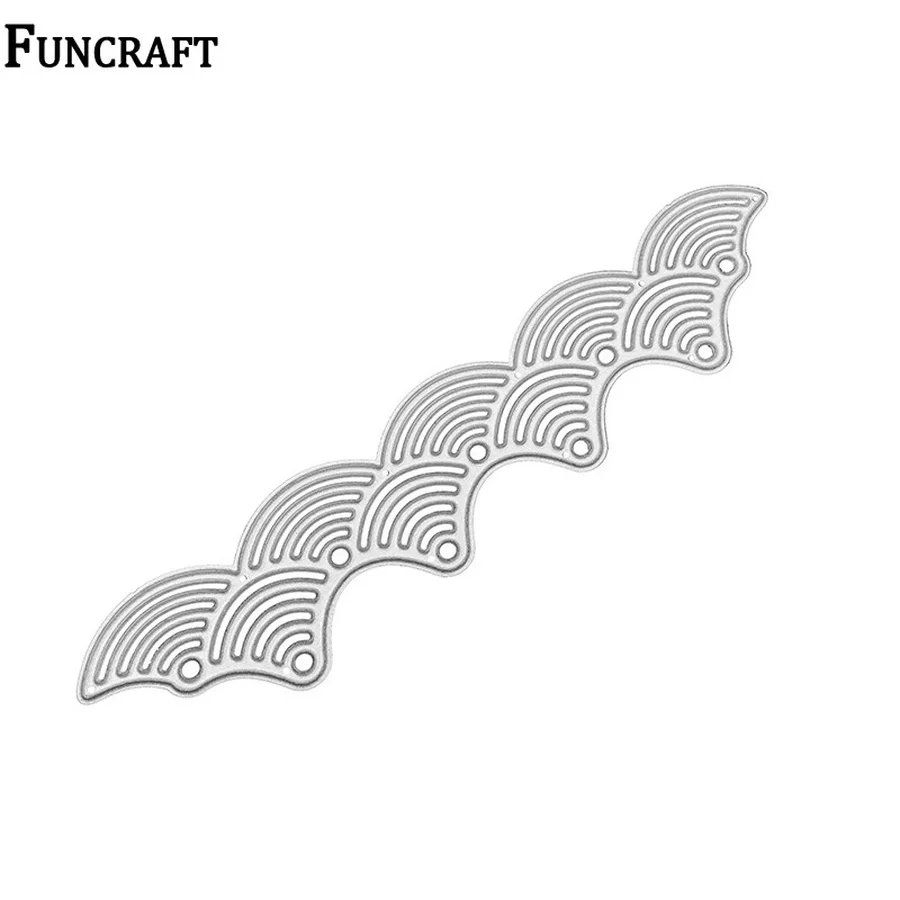 2020 новые волнистые кромки для тиснения металлические режущие штампы Alinacraft