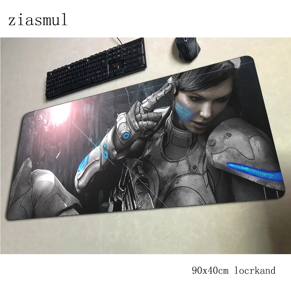 Коврик для мыши starcraft 90x40 см модные игровые коврики Большие персонализированные 3d
