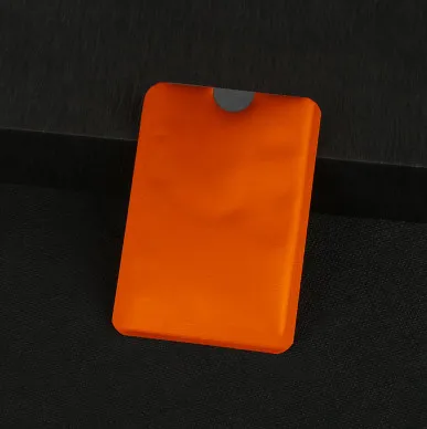 HJKL 6 шт. Rfid кошелек блокирующий замок держатель для банковских карт Id Чехол для банковских карт защита металлический кредитный NFC Держатель алюминий 6,3*9,1 см - Цвет: 6PCS J