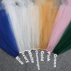 Фата свадебная двухслойная с металлическим гребнем, элегантная простая Тюлевая, мягкая, для лица, свадебные аксессуары