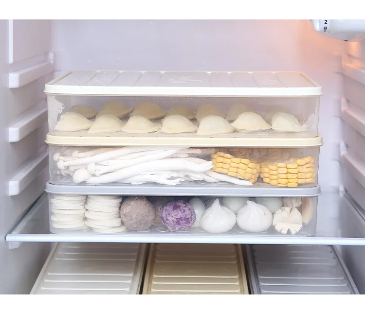 S/L экологически чистый холодильник коробки для хранения продуктов, свежая пластиковая коробка, многоразовые герметичные контейнеры для овощей Фрукты Мясо