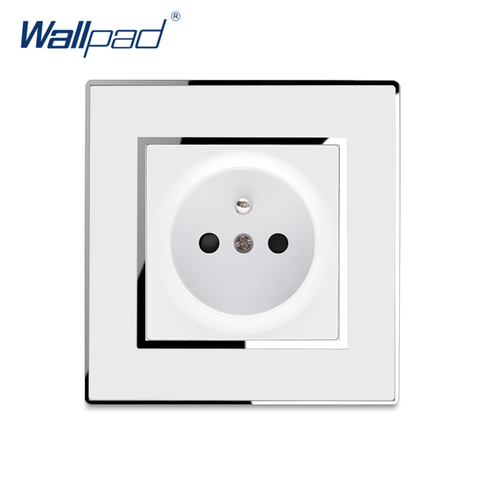 Розетка электрическая Schuko Wallpad 2 контакта 16 А 110 250 В|french wall socket|eu socketeu ac |