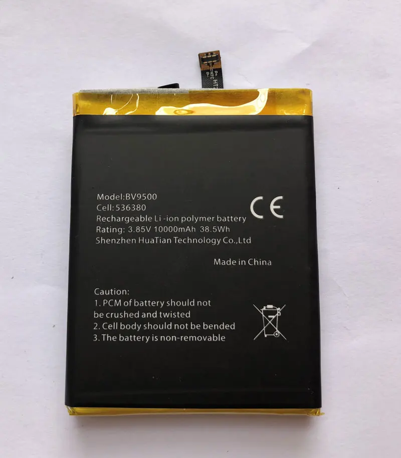 100% Оригинальный аккумулятор BV9500 10000 мАч для Blackview Pro MT6763T 536380 самая последняя