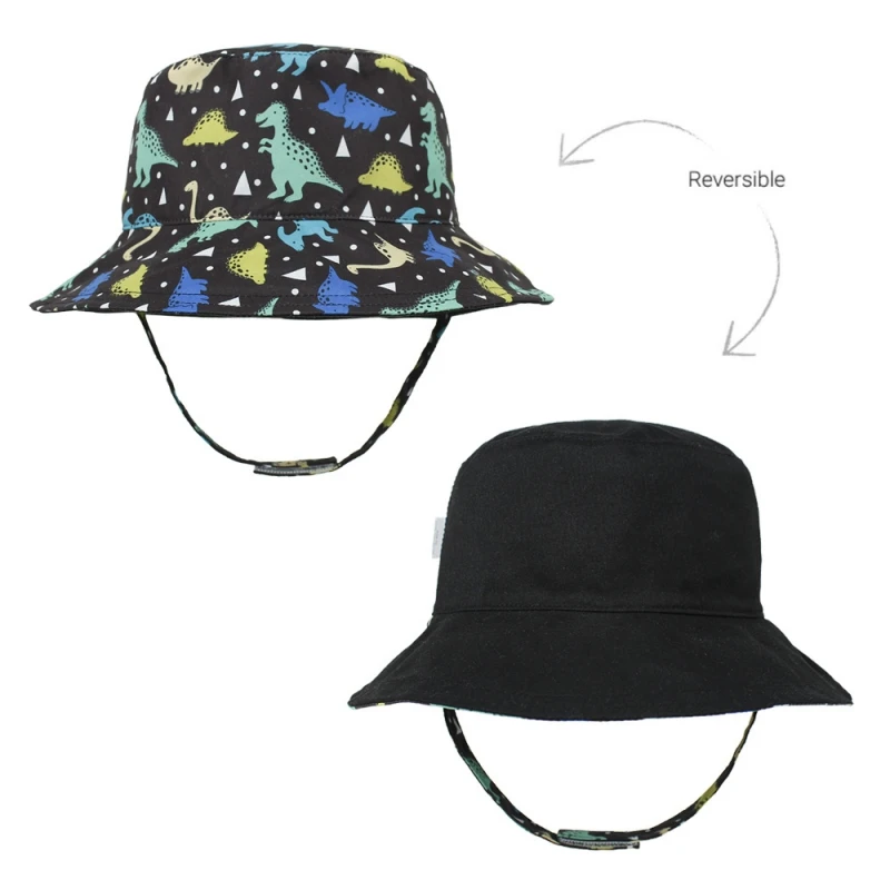 

Children's Fashion fisherman Hat Breathable Cool Light cartoon Pattern double-sided Sun Hat Adjustable Velcro Boys Girls Hat