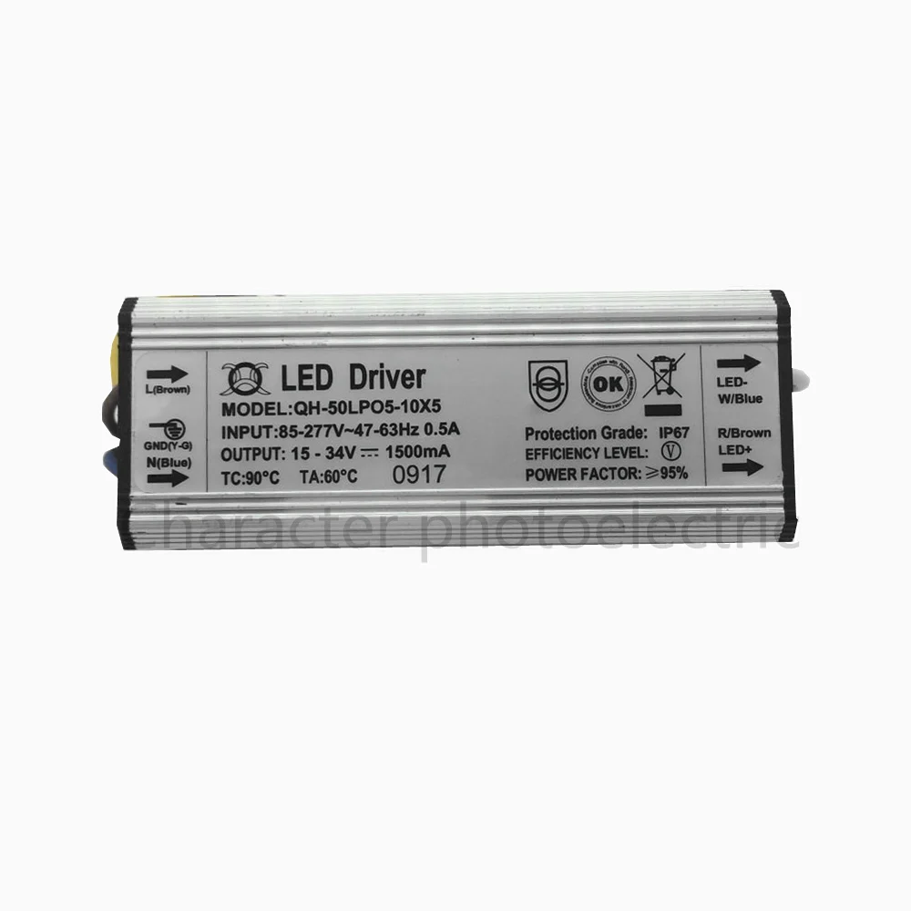 IP67 AC85-265V DC 24V- 38V адаптер трансформатора освещения светодиодный драйвер для DIY 10W 20W