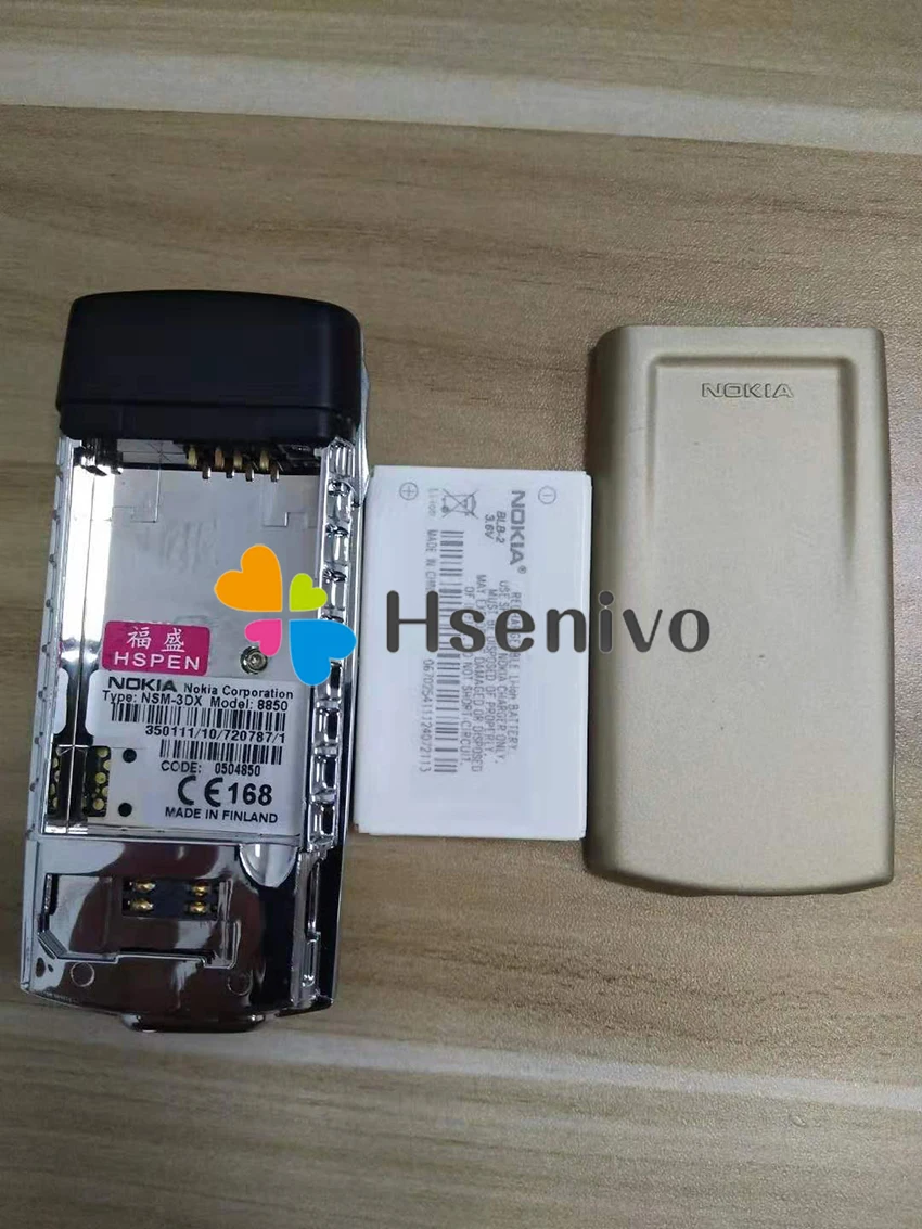 8850 разблокированный мобильный телефон Nokia 8850 GSM Одна sim-карта один год гарантии