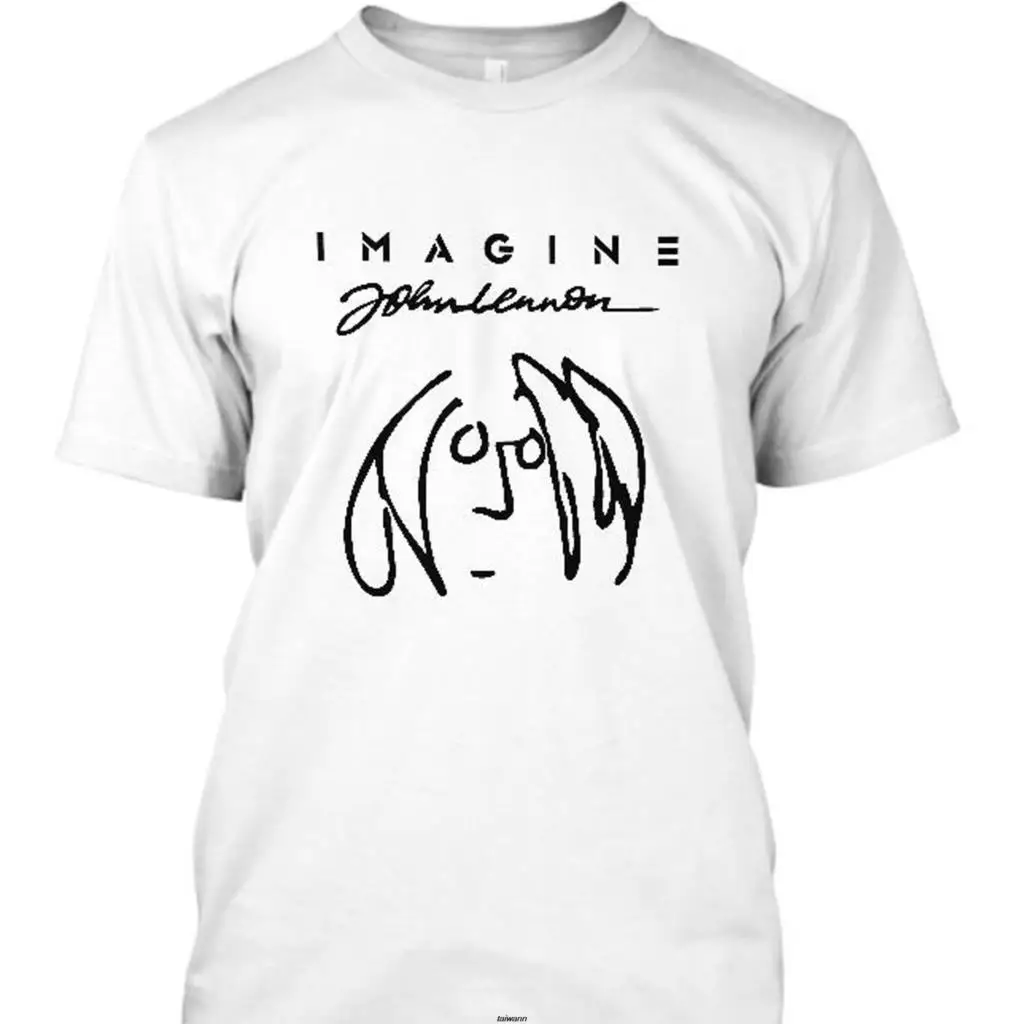 Новинка Imagine John Lennon Мужская футболка с коротким рукавом размер S 5Xl новинка топы