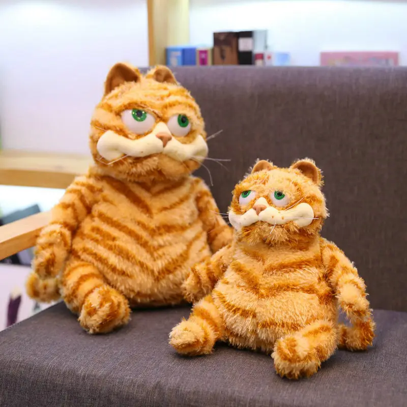 Короткошерстный толстый Гарфилд мягкая игрушка мягкие животные ленивый