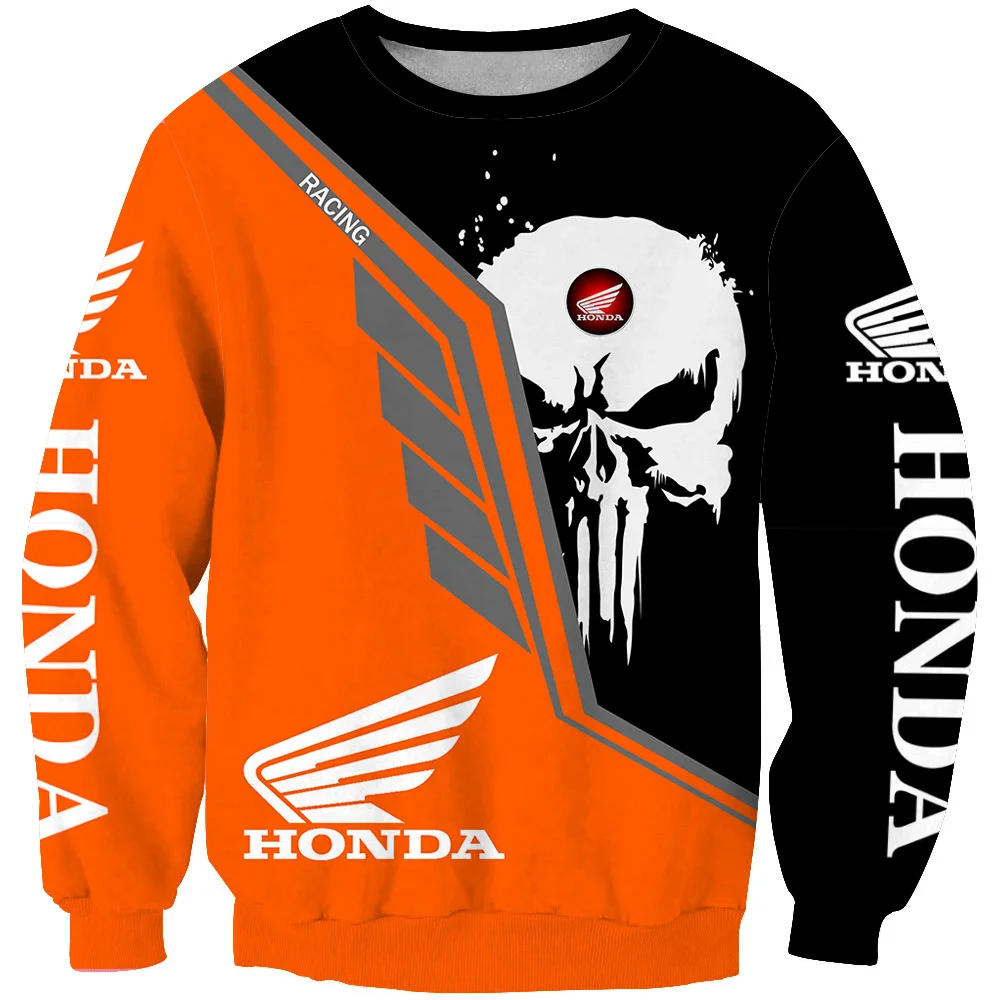 

3D T-shirt casual men's sweater 3D printed hoodless sweater Skull