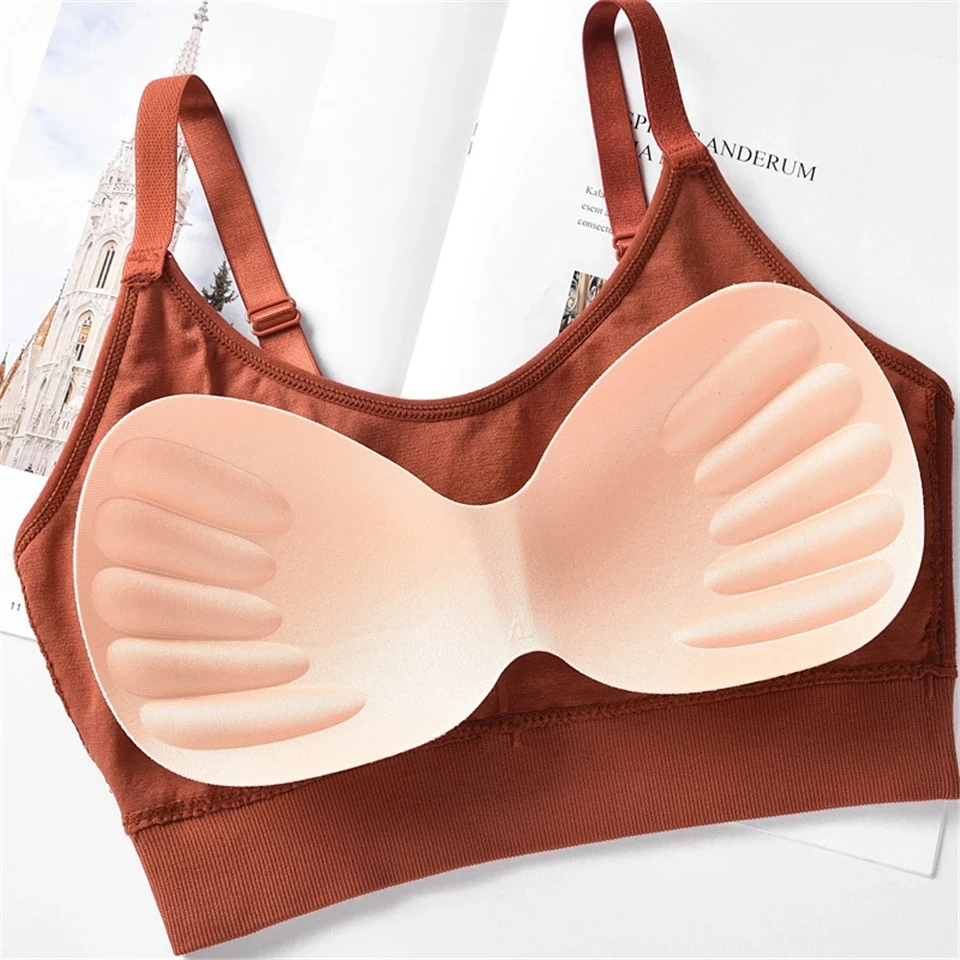 

Push Up Solid Sports Bra Cotton Sports Bras Women Jogging Gym Women Sports Bra Girl Underwear Fitness Running Yoga Sport Tops