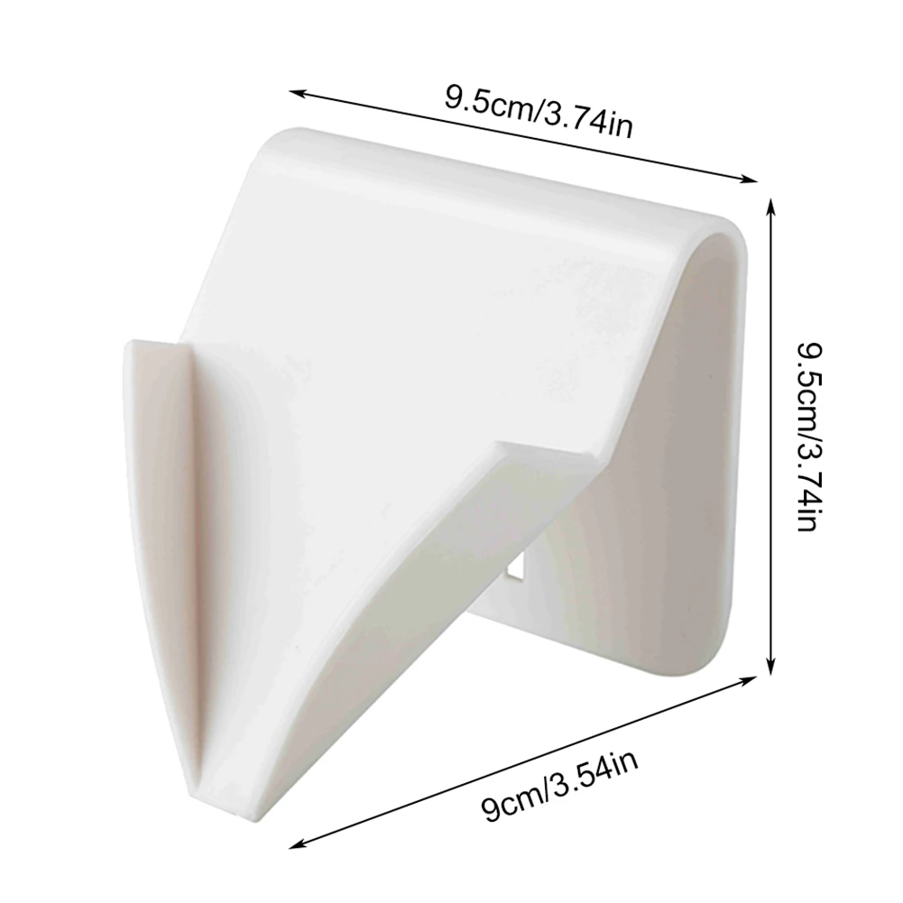 

Bathroom Soap Box Perforation-Free Drainage Soap Frame Bathroom Multi-function Placement Frame Plastic Two Packing