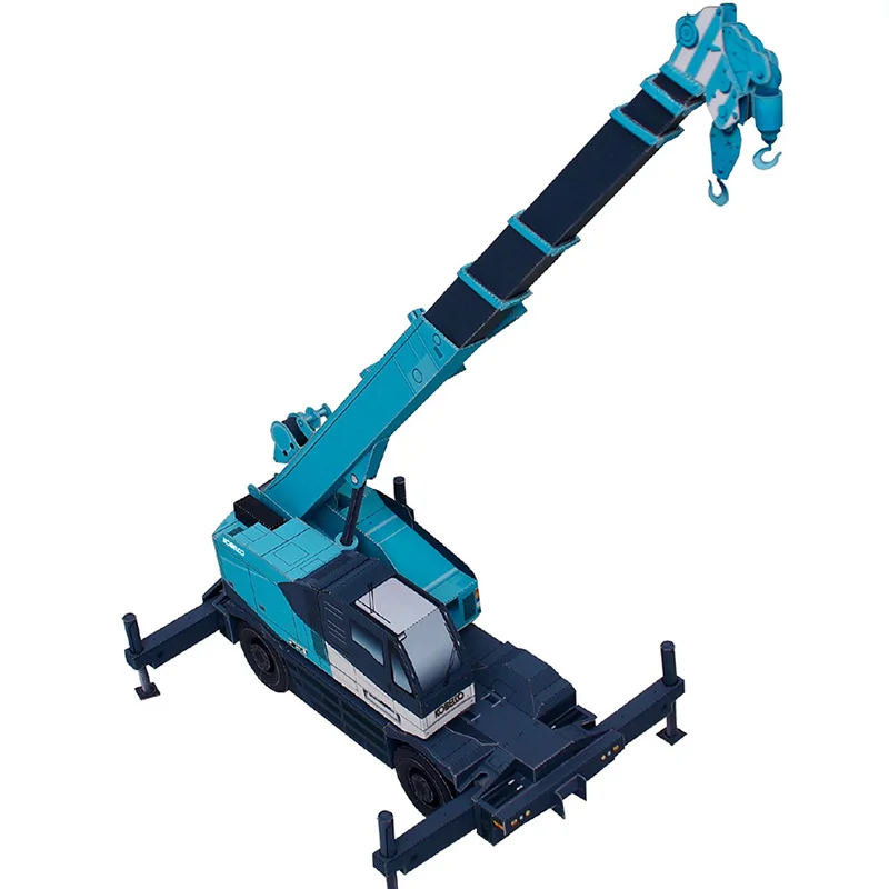 Кран пантера X250 трактор складной резки ручной работы мини 3D бумажная модель DIY