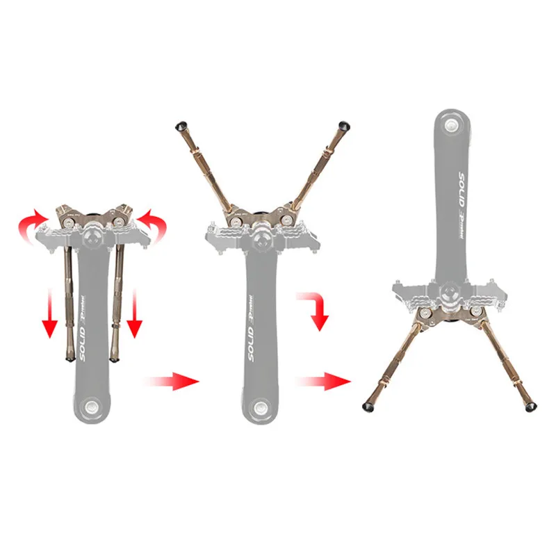Подставка для велосипеда из алюминиевого сплава регулируемая стойка горного