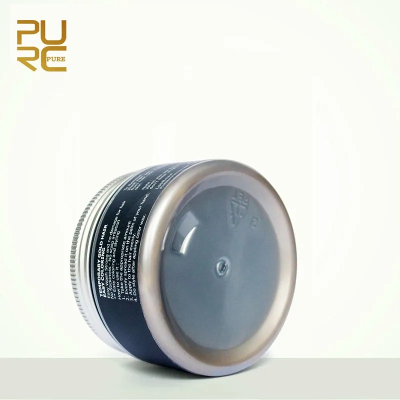 

PURC 2018 hair color wax dye one-time fashion modeling gold color DIY for party hair styling products best gift 8.29