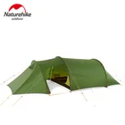 Палатка Naturehike Opalus туристическая на 2-4 человек, универсальная Ультралегкая туннельная семейная палатка с свободным следом NH20ZP001