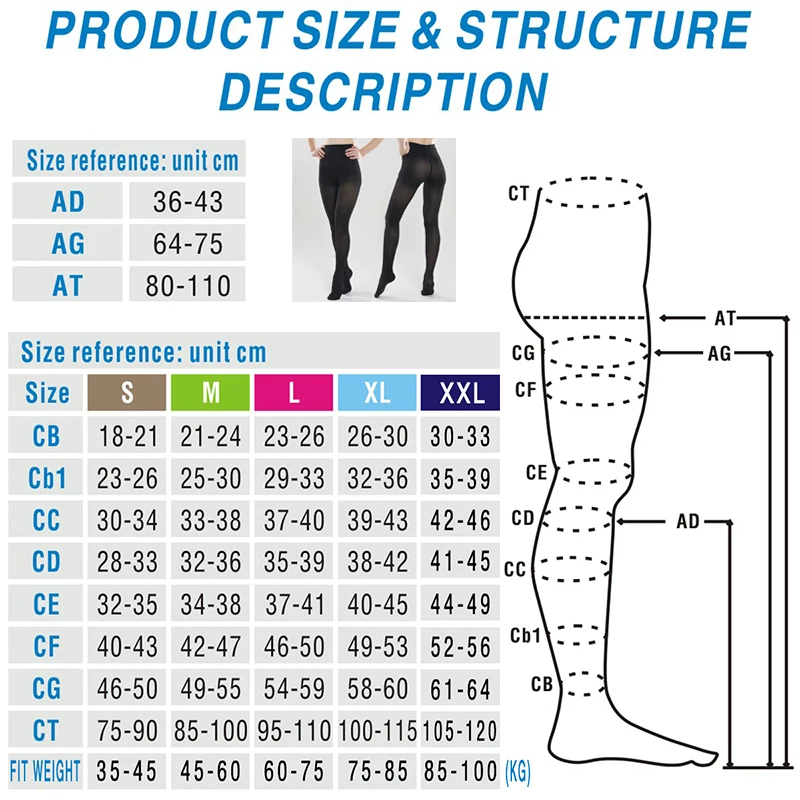 Компрессионные штаны FINDCOOL для гольфа спортивные колготки с закрытым носком