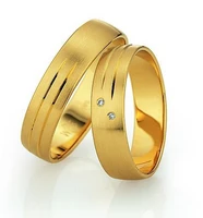 custom yellow gold plating health titanium classic engagement wedding bands rings sets for couples