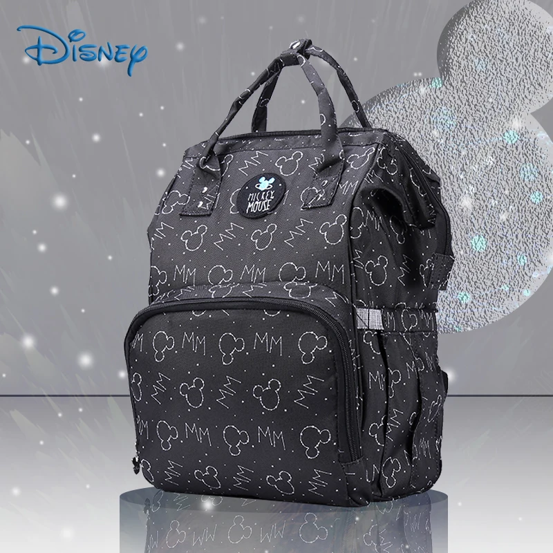 

Disney Minnie Mickey USB Diaper Bag Fashion Mummy Maternity Nappy Bag Backpack Stroller Bag Large Capacity Maternity Bag New