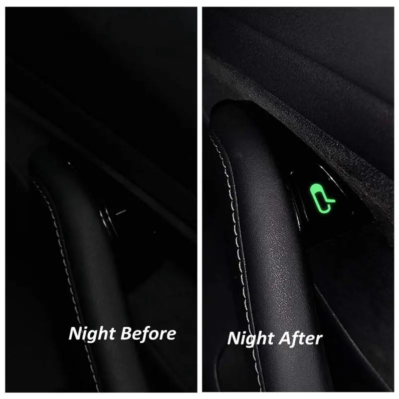 8 шт./компл. подходит для Tesla Model 3 открывающаяся дверь автомобиля светящаяся