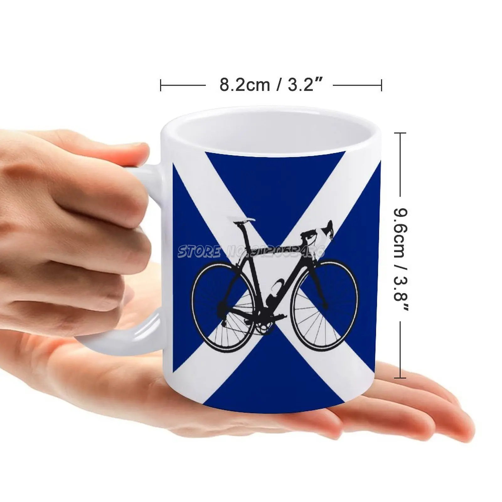 Фотофон Шотландия (большая подсветка) кофейные кружки фарфоровая кружка кафе