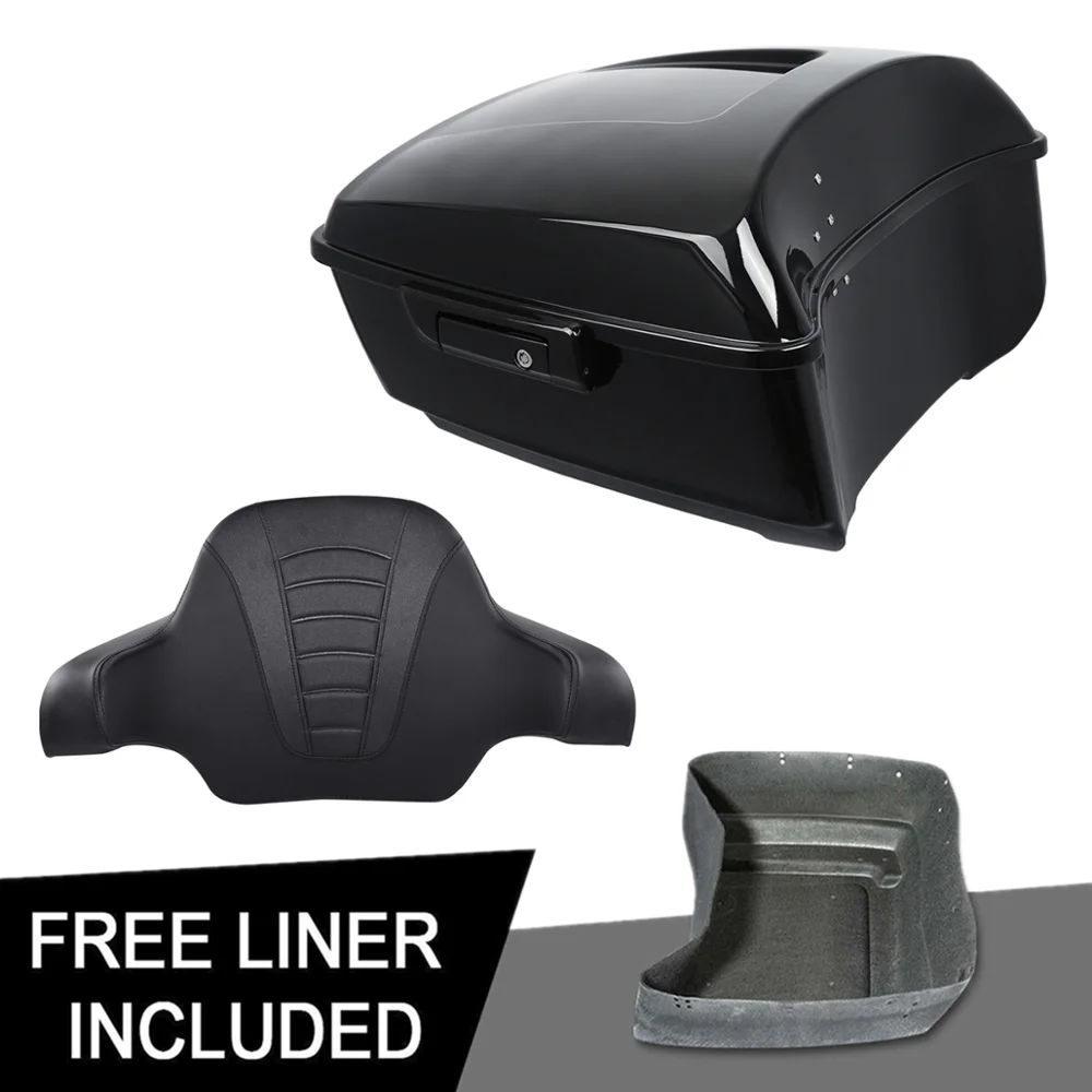 Мотоцикл King Pack багажник спинка для Harley Tour Pak Touring Electra Glide Road Street 2014 2020|harley trunk|tour pak