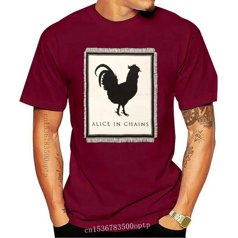 

Футболка Alice In цепи петух, альтернатива рок-группы, Мужская черная