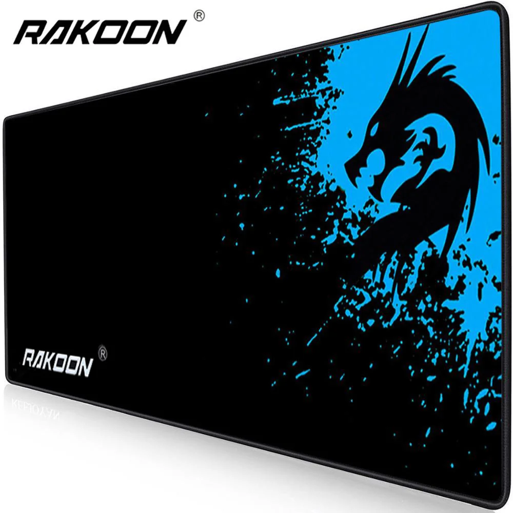 Игровой коврик для мыши Rakoon со сшитыми краями нескользящий компьютерной