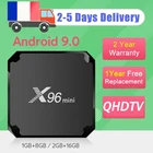 ТВ-приставка X96 Mini, Android 2,4, четырехъядерный процессор S905W, ТВ-приставка X96, FULL HD, ГГц, Wi-Fi, H.265, медиаплеер 4K, Смарт ТВ-приставка qhd X96 Mini