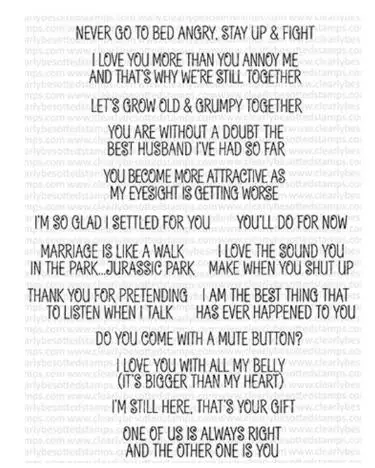 Прозрачный силиконовый штамп с надписью на английском языке/печать для