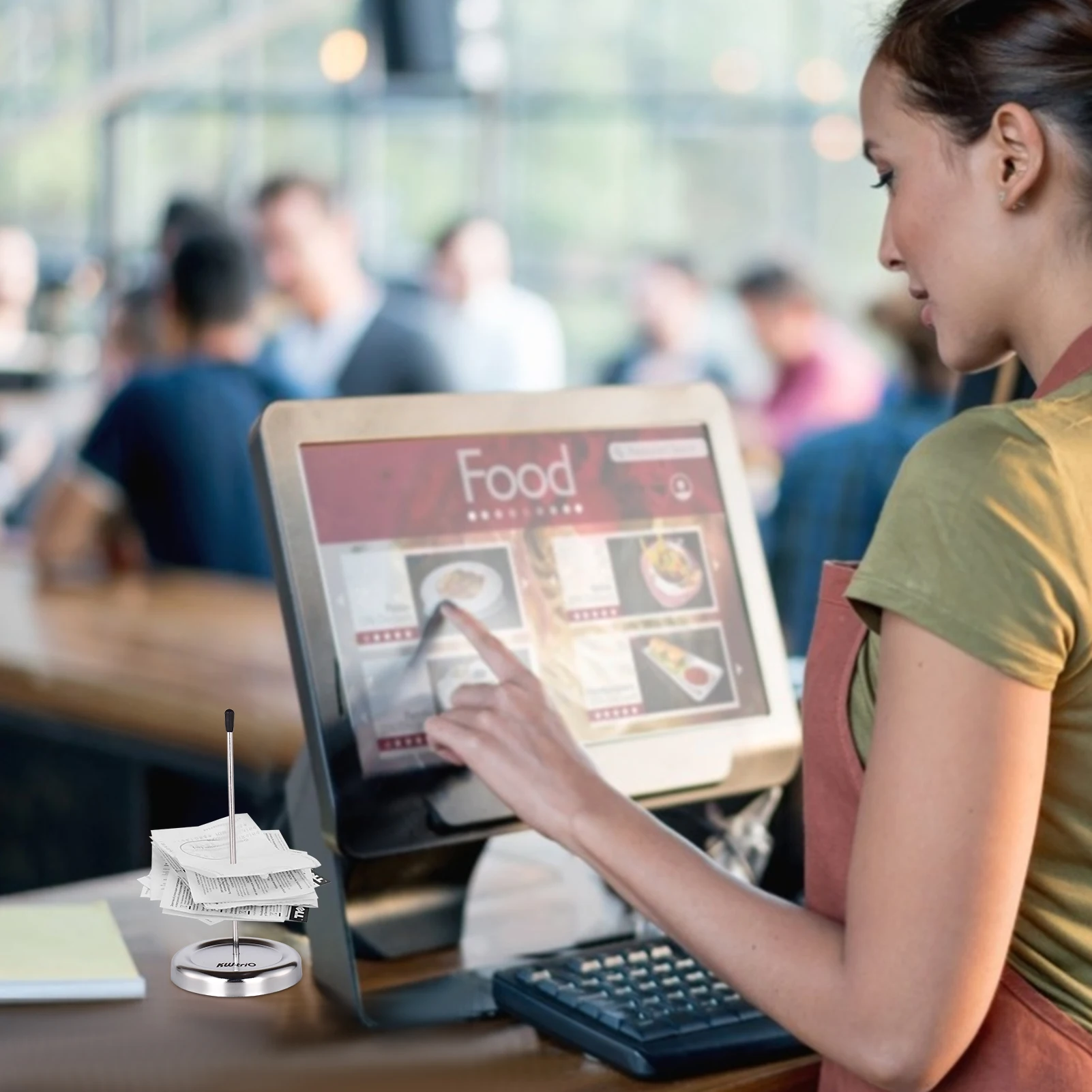 Полностью металлический прямоугольный стержень KW-trio Настольный держатель для