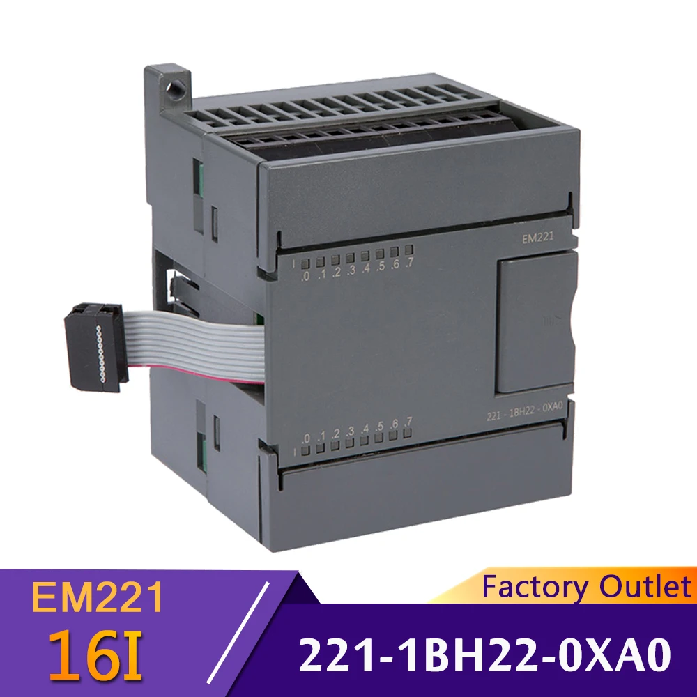 Amsamotion EM221 6ES7 221 1BH22 0XA8 16 вход 24В Цифровой модуль подходит Siemens S7 200 PLC|plc module| |