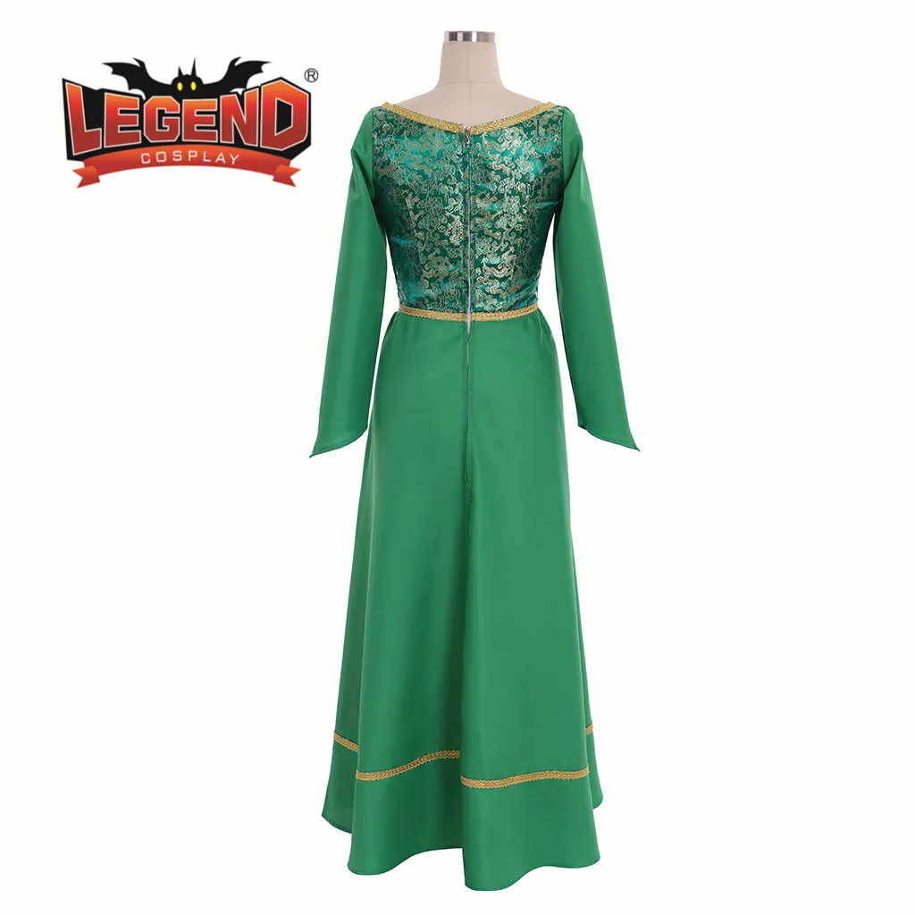 Костюм принцессы Фиона платье для косплея Шрека нарядное на Хэллоуин