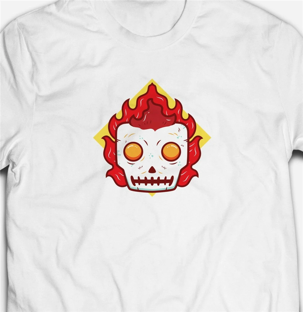 Забавный комикс принт с героями мультфильма злые горячие головы огненного