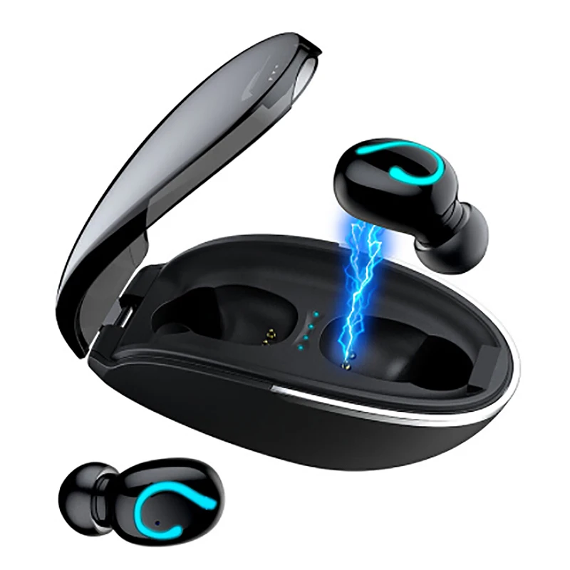 

HOT Q32 Bluetooth Headset, TWS Bluetooth 5.0 Stereo Sports Wireless Automatic Pairing Headset, with 650MAh Charging Box