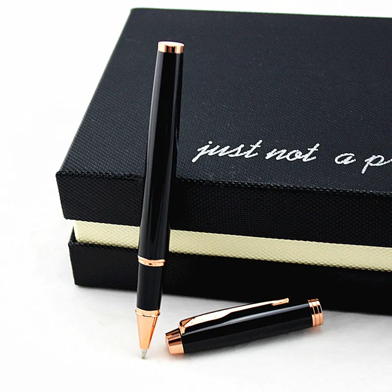 Классическая Ручка роллер металлическая Заправка для гелевой ручки учится в