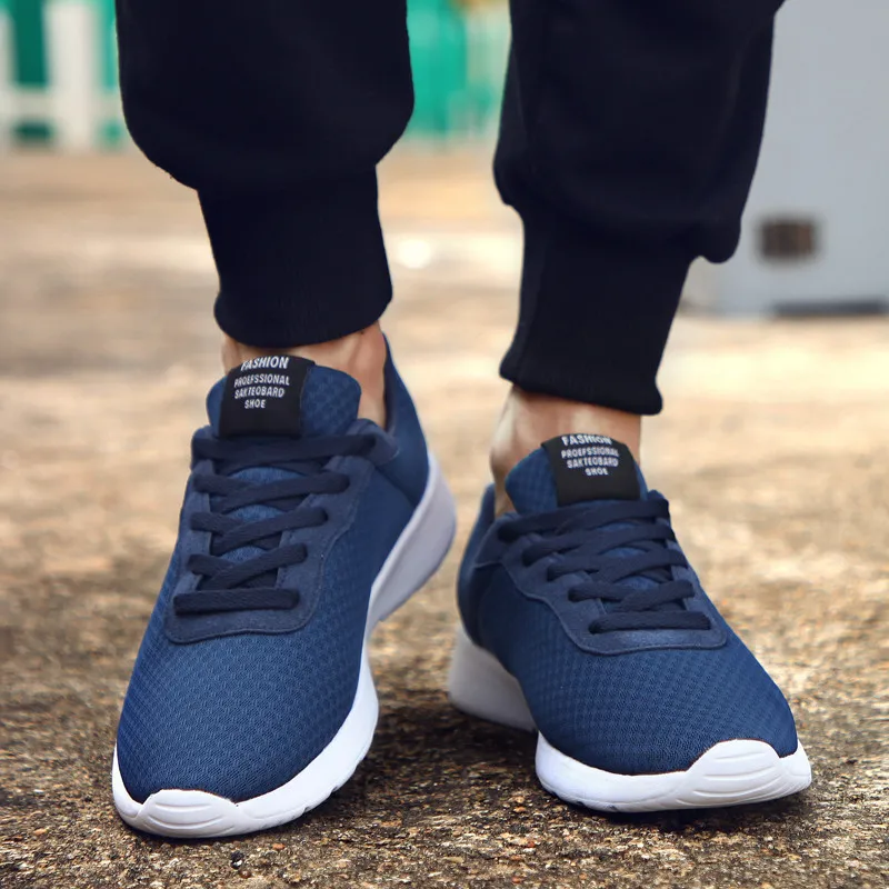 

KAMUCC 2020 New Men Casual Shoes Lace up Men Shoes Lightweight Comfortable Breathable Walking Sneakers Tenis Feminino Zapatos