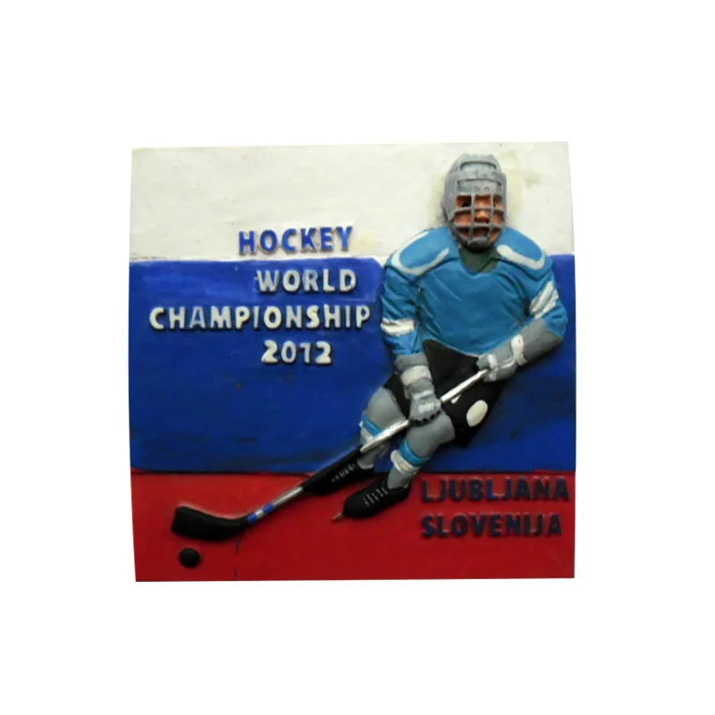

Магнитный сувенир для хоккея с мороженым, украшение для хоккея, чемпионата мира 2012, коллекционный подарок для фанатов хоккея