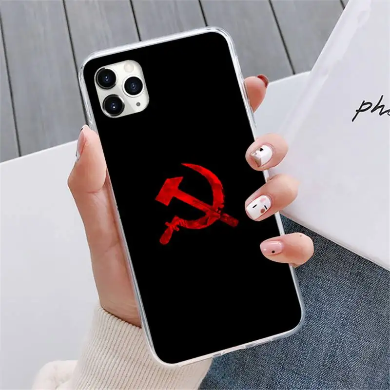 

Soviet Union USSR Flag Phone Case For iphone 12 5 5s 5c se 6 6s 7 8 plus x xs xr 11 pro max mini