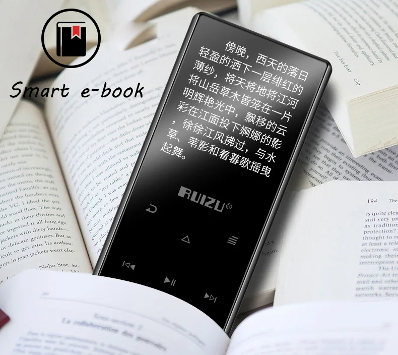 Новейший спортивный MP3-плеер RUIZU D29, 4 Гб, экран 1,8 дюйма, поддержка FM, запись, электронная книга, часы, шагомер, внешний динамик