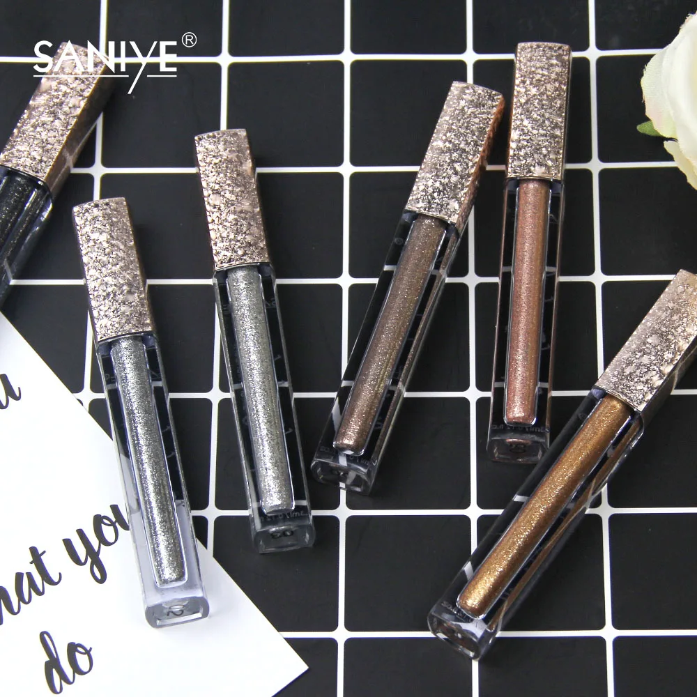 SANIYE фирменные жидкие тени для век Блеск длительное мерцание водостойкая